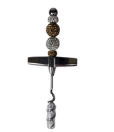 Gold and White Corkscrew