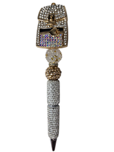 Bag Lady Luxe | Gold Crystal & Designer Energy Pen