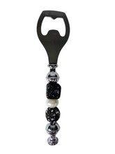Black Tie | Crystal, Pearl & Noir Luxe Bottle Opener