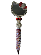 She Checks & Conquers | Hello Kitty Mirror, Pink Pearl & Red Crystal Pen