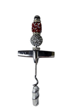 Fire & Ice | Ruby Red & Crystal Luxe Cork Screw