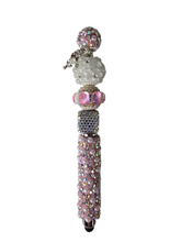 The Soft Life | Pink Pearl, Iridescent AB & White Crystal Luxe Stylus Pen