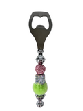 Pretty Girl Pours | AKA Pink, Green & Crystal Bottle Opener