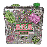 AKA 1908 Tissue Box Couture | Pink & Green Edition