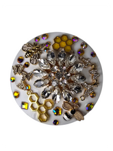 Sacred Reflection | Honey, Bee & Crystal Goddess Compact Mirror