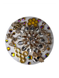 Sacred Reflection | Honey, Bee & Crystal Goddess Compact Mirror