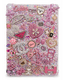 Pink Chose Her | Crystal Designer Glam iPad Case