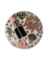 Glam Is Her Love Language| Pink Pearl Dior, Chanel Heart & Gold Icon Energy Compact Mirror