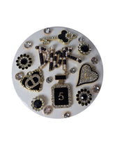 The Standard | Black, Gold & Crystal Dior Compact Mirror
