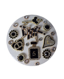 The Standard | Black, Gold & Crystal Dior Compact Mirror