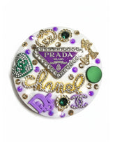 Mardi Gras Luxe | Prada, Chanel & Designer Crystal Mirror