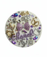 That Girl Energy | Purple Crystal Bow & Designer Luxe Mirror