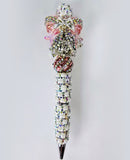 Divine Feminine | Pearl Barrel, Pink Baguette & Crystal Bow Pen