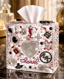 Ruby Drip & Diamond Energy| Tissue Box Contour