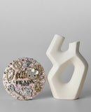 Hello Luxe | Blush, Gold & Crystal Designer Compact Mirror