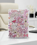 Pink Chose Her | Crystal Designer Glam iPad Case