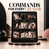 600 AI Visual Prompt Command Guide For ChatGPT | Digital Download