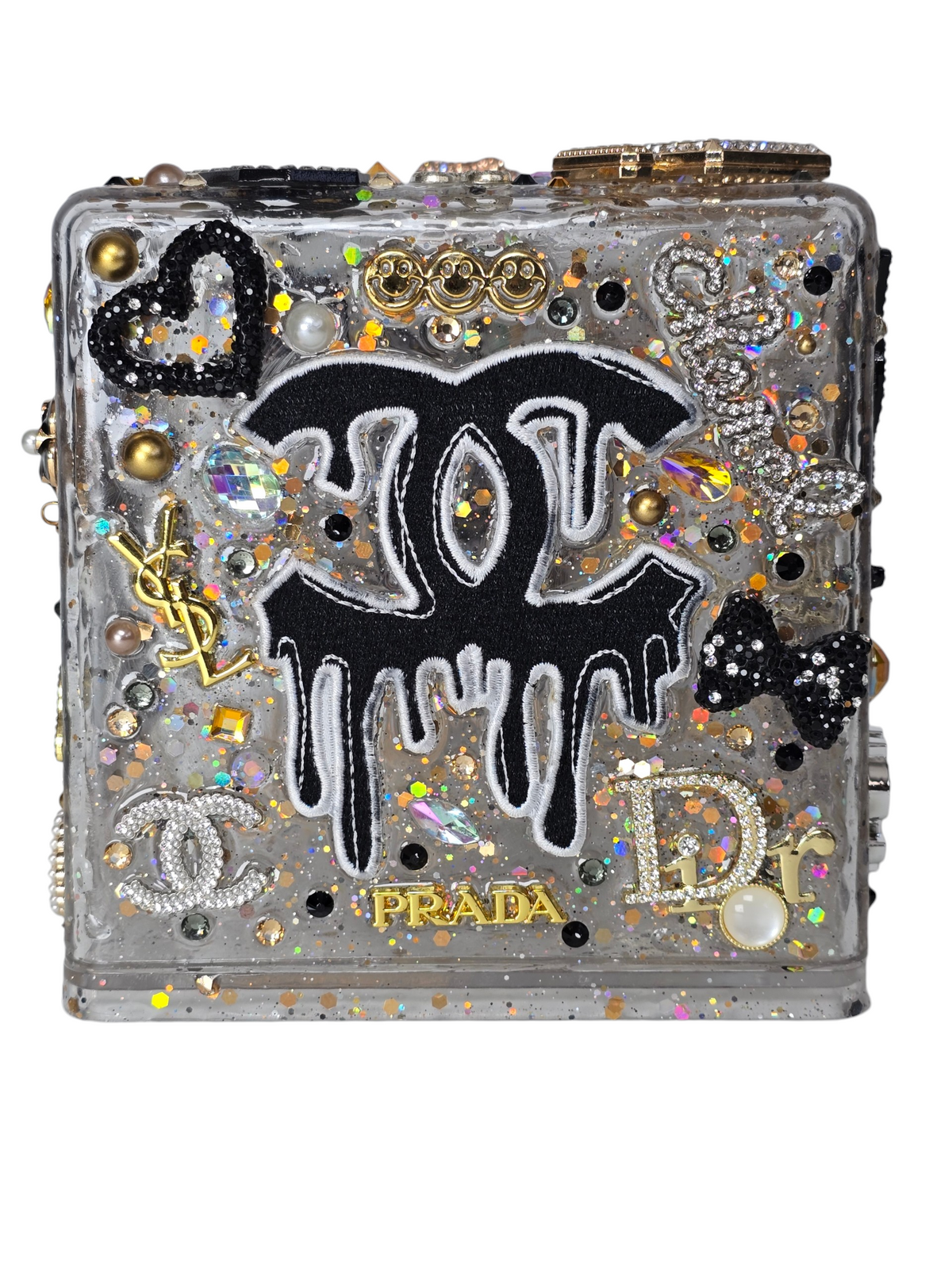 Gold, Noir & Shimmer | The Iconic Tissue Box Couture