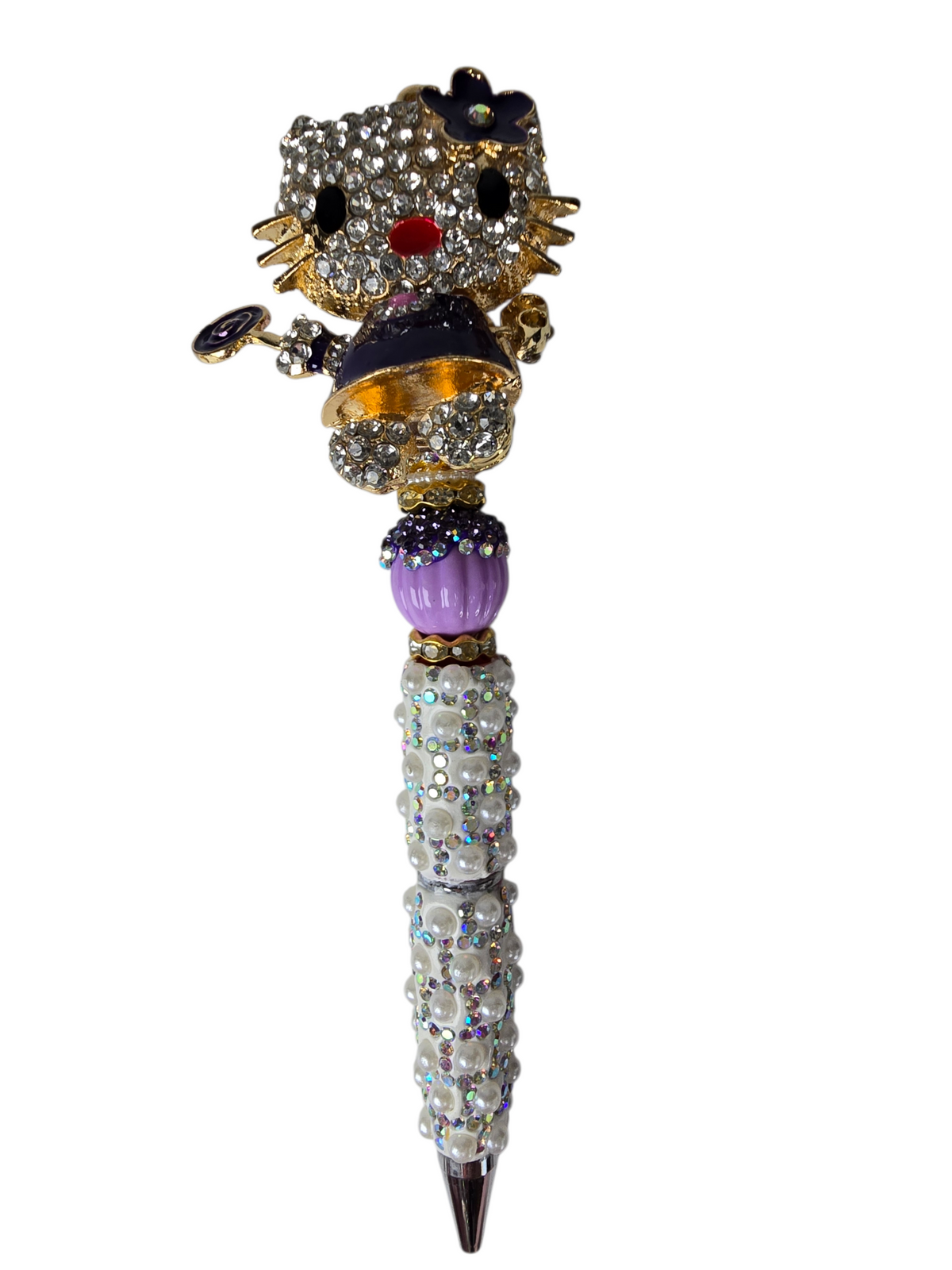She Knows She's Cute | Hello Kitty Mirror, Purple Cupcake & Pearl Barrel Pen