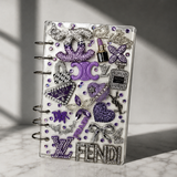 Quietly Royal | Lavender Crystal & Couture Charm Journal