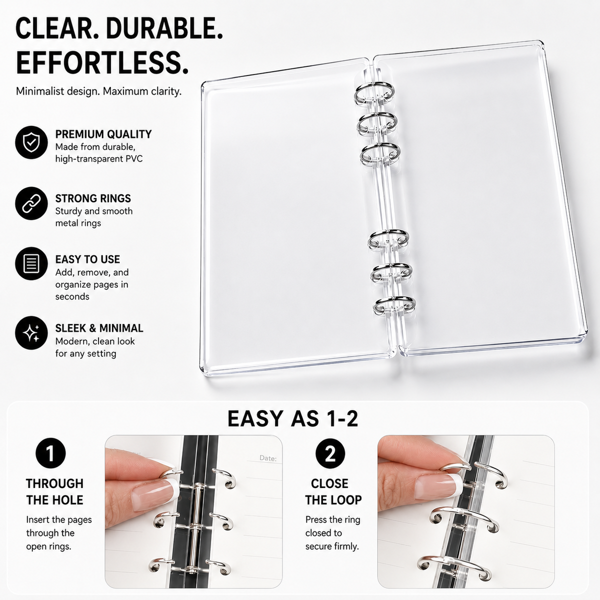 Transparent Era | The Clear Acrylic Refillable Planner