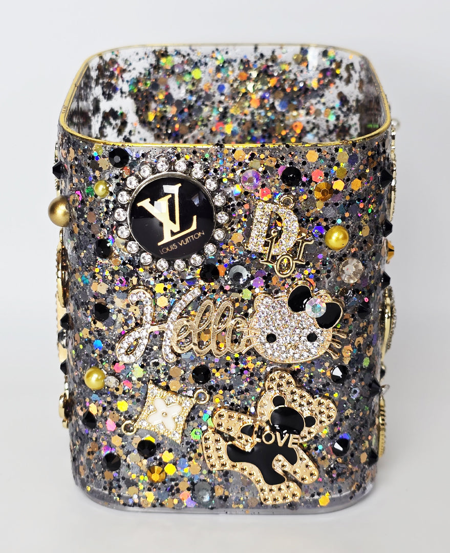 Black & Gold Standard | White, Silver & Gold Luxe Resin Organizer