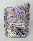 Soft Power on Every Surface | Purple, Black & Gold Resin Organizer