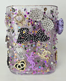Soft Power on Every Surface | Purple, Black & Gold Resin Organizer