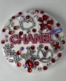 She Means It | Red, Chanel Script Compact Mirror