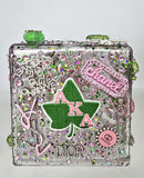 AKA 1908 Tissue Box Couture | Pink & Green Edition