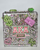 AKA 1908 Tissue Box Couture | Pink & Green Edition