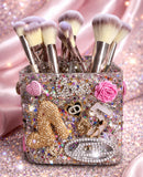 Queen of Every Corner | Mirror, Pink Script & Gold Silver Charm Organizer
