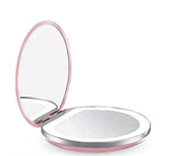 All Gold Everything | Blush & Gold Crystal Designer Compact Mirror